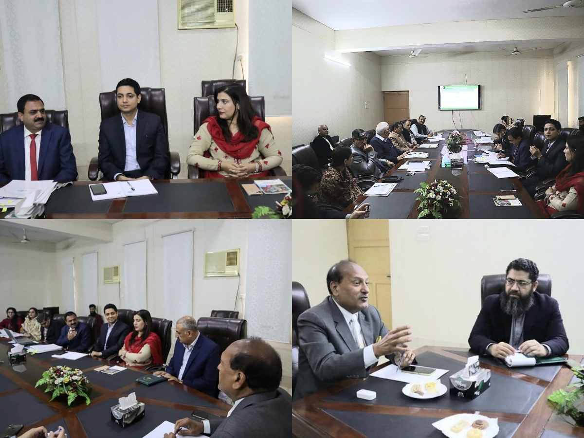 Mr. Mehr Muhammad Hayat Lak, Secretary SW&BM chaired review meeting of ...