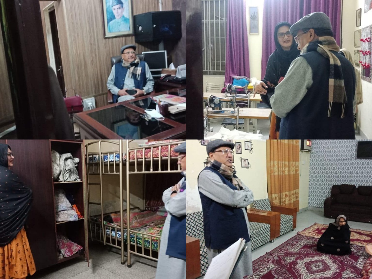 Worthy Secretary Social Welfare Mehr Muhammad Hayyat Lak visited Dar ul ...